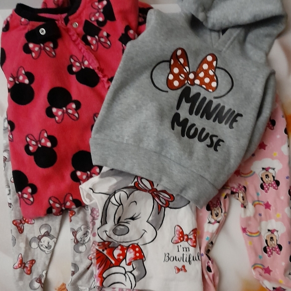 Lot of 6 Minnie Mouse 12-24mos